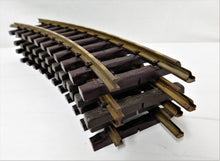 Load image into Gallery viewer, LGB 4 sections Curved Track Brass Rail G Gauge 600mm Radius 4&#39; curves Lehmann
