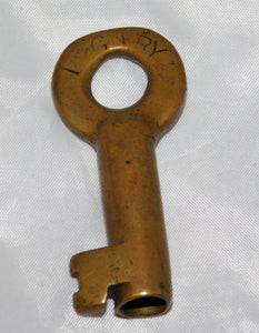 International Great Northern Brass Railroad Key I&GN