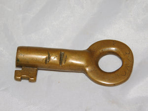 International Great Northern Brass Railroad Key I&GN