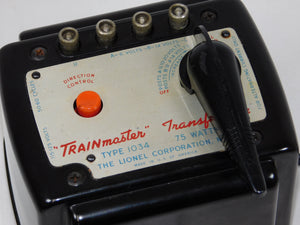 Lionel 1034 75 watt transformer Postwar 1948-54 red/blue print direction control Serviced