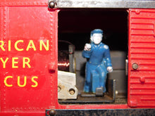 Load image into Gallery viewer, American Flyer Circus Operating Boxcar (734) Red w/ Yellow re- lettering #160 S
