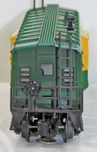 Lionel Trains 6-6439 Reading Bay Window Caboose Lighted C-7 Boxed  Green Yellow