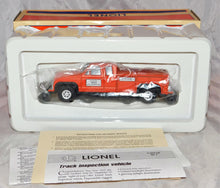 Load image into Gallery viewer, Lionel 6-52107B LCCA 1999 FWWR Orange Pick Up Truck service MOW Fort Worth Texas
