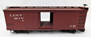 Bachmann 93321 Linville River #4 Wood-sided Box Car Metal Wheels Knuckle coupl G