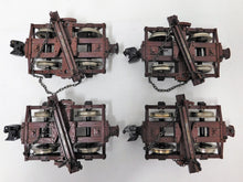 Load image into Gallery viewer, LGB 45770 Set of Two disconnect log cars brown w/ Large logs &amp; drawbars G gauge
