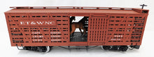 Load image into Gallery viewer, Bachmann 98120 G Scale ET&amp;WNC Stock Car w/ 3 Horses &amp; A speaker, sound board
