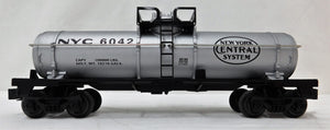 Lionel 6-26189 NYC Tank Car New York Central 6042 Silver Single Dome Rail Train