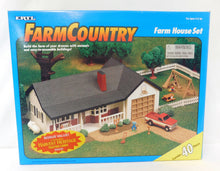 Load image into Gallery viewer, HTF Ertl 3426 Farm Country Farm House Set 40pc 1/64 NIB Toy 1997 C-7 O/S +CARDS!
