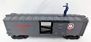 Lionel Trains 6-19811 Operating Brakeman Boxcar MONON Operating C7 +2 tell tales