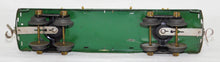 Load image into Gallery viewer, American Flyer #3216 Prewar Green Flat w/ Christmas Drum Load O gauge Knuckle cp
