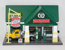 Load image into Gallery viewer, Menards Dave&#39;s Garage Towing Tires TuneUps O Gauge Assembled Lighted Figrs C8 Serv
