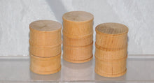 Load image into Gallery viewer, Lionel Trains #209 Wood Barrels (3) Pull Apart 2-piece Hollow Standard Gauge Prewar
