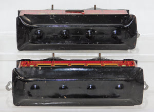 Prewar O American Flyer 1205 & 1306 FOUR WHEEL version WindUp Set passenger cars