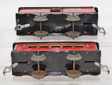 Load image into Gallery viewer, Prewar O American Flyer 1205 &amp; 1306 FOUR WHEEL version WindUp Set passenger cars
