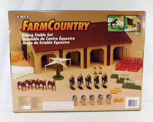 Ertl 4217 Farm Country Riding Stable Horse 97pc 1/64 NIB Toy 1990s C-10 O/S HTF