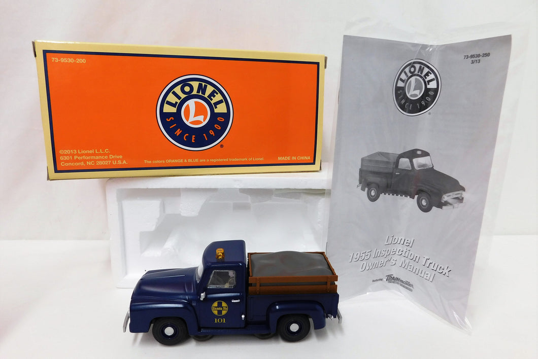 Lionel 6-39532 Blue 1955 Pick Up Truck TMCC or CONVENTIONAL Santa Fe #101 MOW