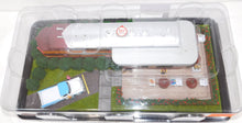 Load image into Gallery viewer, Menards 279-8322 Rocket Diner O Gauge  Smokes Lights Figures Layout Restaurant
