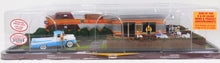 Load image into Gallery viewer, Menards 279-8322 Rocket Diner O Gauge  Smokes Lights Figures Layout Restaurant
