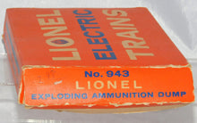 Load image into Gallery viewer, Lionel 943 Exploding Bunker O Gauge Ammo Dump SepSaleBox BOXED Postwar Accessory
