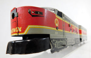 Marx 81 82 MONON Diesel AB tinplate 81F A 82 B Unit Runs Hoosier Line O clean