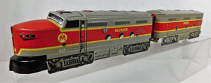 Marx 81 82 MONON Diesel AB tinplate 81F A 82 B Unit Runs Hoosier Line O clean