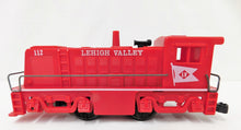 Load image into Gallery viewer, Marx Trains 112 Lehigh Valley LV GE 70-Ton Switcher RED DC diesel switcher CLEAN Vintage
