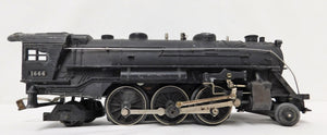 Lionel Trains 1666 steam engine black locomotive Die Cast Runs O 1940-41 Prewar