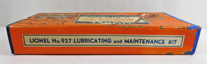 Lionel 927 CLEAN POSTWAR Boxed Lubricating Maintenance Kit w/Instrct + BLUE tin