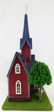 Load image into Gallery viewer, Menards 2796151 O Gauge Trinity Community Church C9+ Train layout building lit
