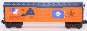 Lionel 6-7610 State of Virginia Box Car Spirit of 76 Bicentennial colony C-7