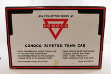 Load image into Gallery viewer, K-Line K-639104 Conoco Tank Car train Bank Special Ed diecast sprung trucks 1/48
