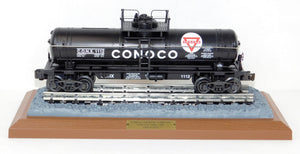 K-Line K-639104 Conoco Tank Car train Bank Special Ed diecast sprung trucks 1/48