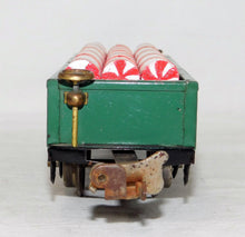 Load image into Gallery viewer, Lionel Prewar 902 Green Gondola w/ Christmas Peppermint Stick Load Latch coupler
