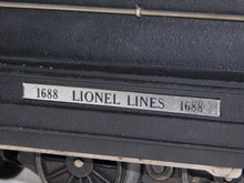 Load image into Gallery viewer, LIONEL Prewar 1688 Streamlined 2-4-2 steam engine &amp; tender 1930s Black Torpedo +1689T
