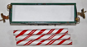 Lionel Prewar 902 Green Gondola w/ Christmas Peppermint Stick Load Latch coupler