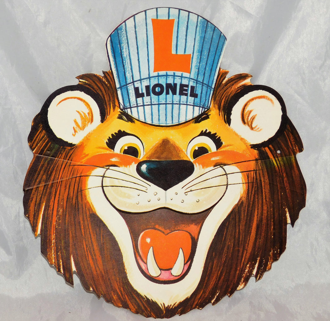 Lionel Lenny the Lion Mask 1957 Promotional 12x10 unused Halloween C-7+ Original