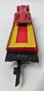 American Flyer 715 Unloading flat car RED Manoil #708 convertible car Works 1948