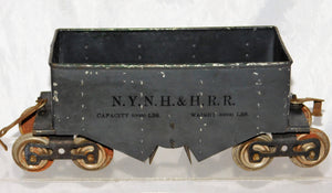 Lionel Corp 116 Ballast Hopper Standard Gauge NYNH&HRR Gray 1918-26 Type3 Prewar