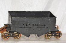 Load image into Gallery viewer, Lionel Corp 116 Ballast Hopper Standard Gauge NYNH&amp;HRR Gray 1918-26 Type3 Prewar
