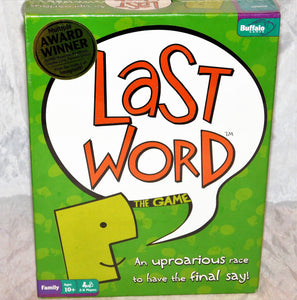 Last Word game Final Say Buffalo Made in USA 2008 Family 35 minutes SEALED NEW