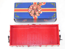 Load image into Gallery viewer, LGB 4021 CT The Christmas Train Hi Side Gondola w/ Blue Present inside G scale
