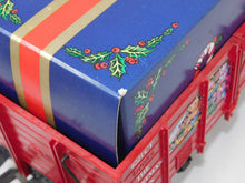 Load image into Gallery viewer, LGB 4021 CT The Christmas Train Hi Side Gondola w/ Blue Present inside G scale
