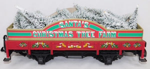 LGB 42130 The Christmas Train Santa's Tree Farm Gondola frostd tree load G scale