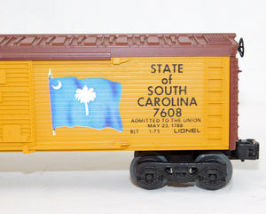 Lionel 7608 State of South Carolina Boxcar Bicentennial Spirit of 76 1974-76 O