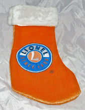 Load image into Gallery viewer, Lionel 9-33023 Christmas Stocking 19&quot; long Holiday Orange Logo Design for Santa!
