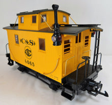 Load image into Gallery viewer, LGB 4065 Colorado &amp; Southern C&amp;S bobber Caboose w/ lanterns G gauge Yellow train
