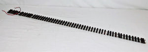 Gargraves LONG 36" Straight TERMINAL track to Power w/wire S Gauge Wood 2Rail