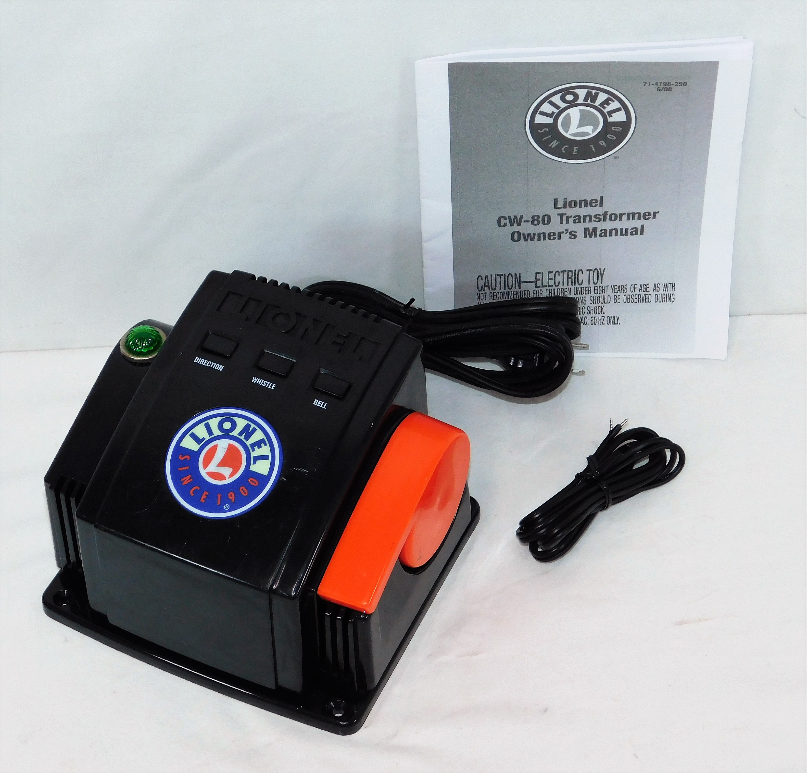 Lionel CW-80 80 watt transformer for your set 6-14198 power
