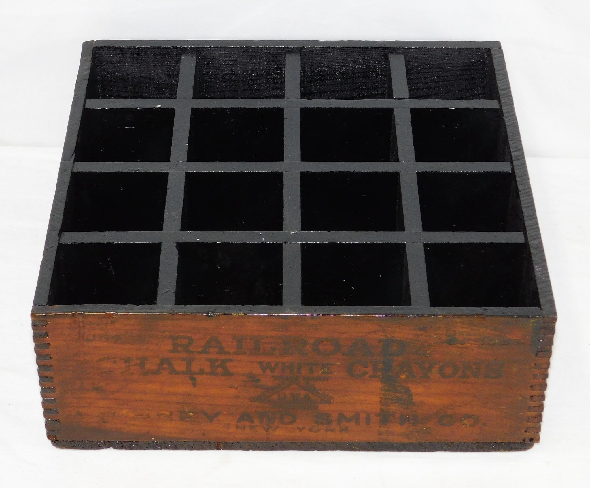 Binney & Smith RAILROAD CHALK WOOD BOX crate white crayons CRAYOLA NY –  Lone Star Trains & Collectibles