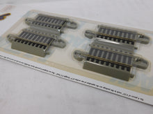 Load image into Gallery viewer, Bachmann 44513 EZ-Track 4 pcs 2.25&quot; short straight Nickel Silver gray roadbed HO
